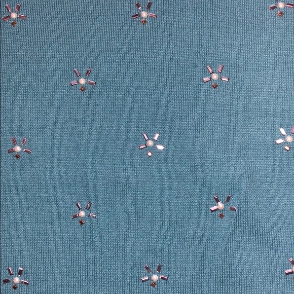 Mayoral teal girls jeweled sweater sizes 4 and 9 NWT - Picture 2 of 3